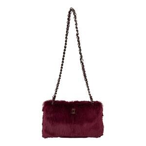 Chanel Vintage Rabbit Fur Shoulder Bag